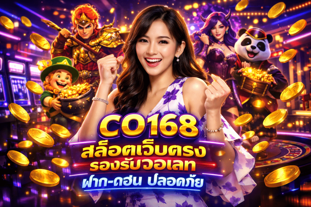 CO168 สล็อตเว็บตรง รองรับวอเลท ฝาก-ถอน ปลอดภัย