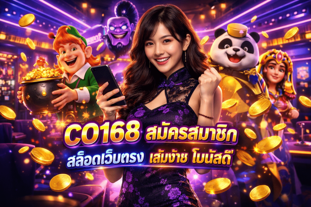 CO168 สมัครสมาชิก สล็อตเว็บตรง เล่นง่าย โบนัสดี