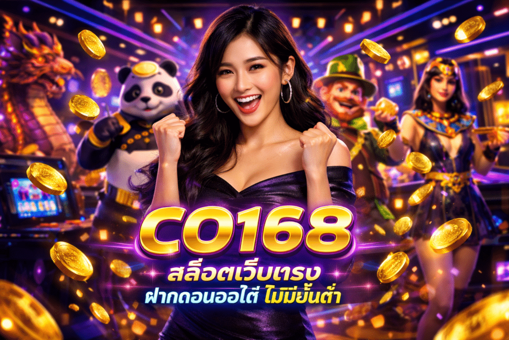 CO168 สล็อตเว็บตรง ฝากถอนออโต้ ไม่มีขั้นต่ำ