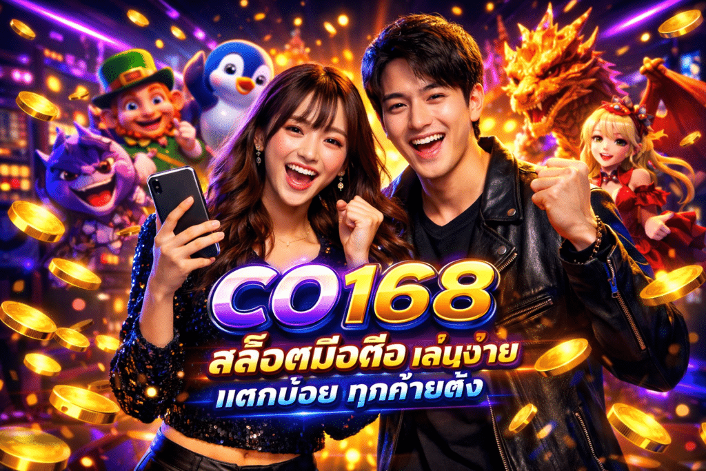 CO168 สล็อตมือถือ เล่นง่าย แตกบ่อย ทุกค่ายดัง